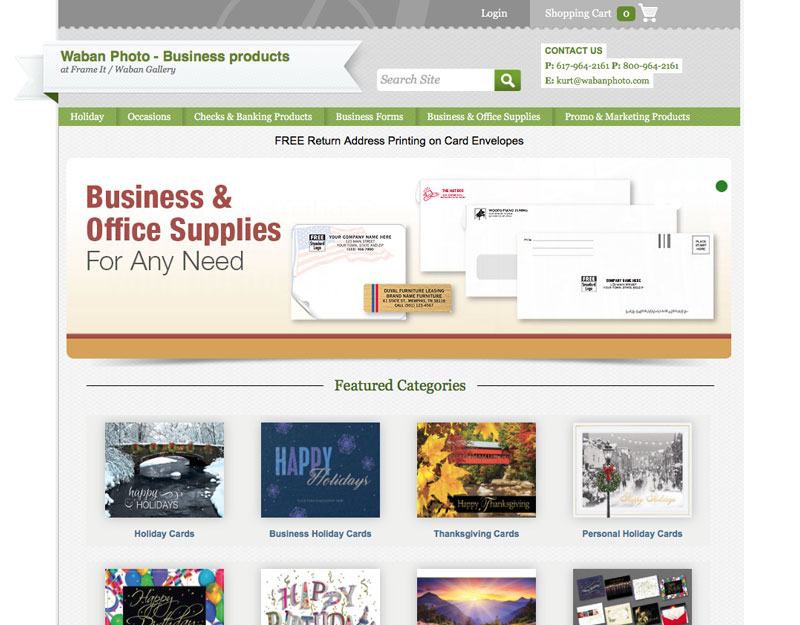 All the printed products you need to run a business.